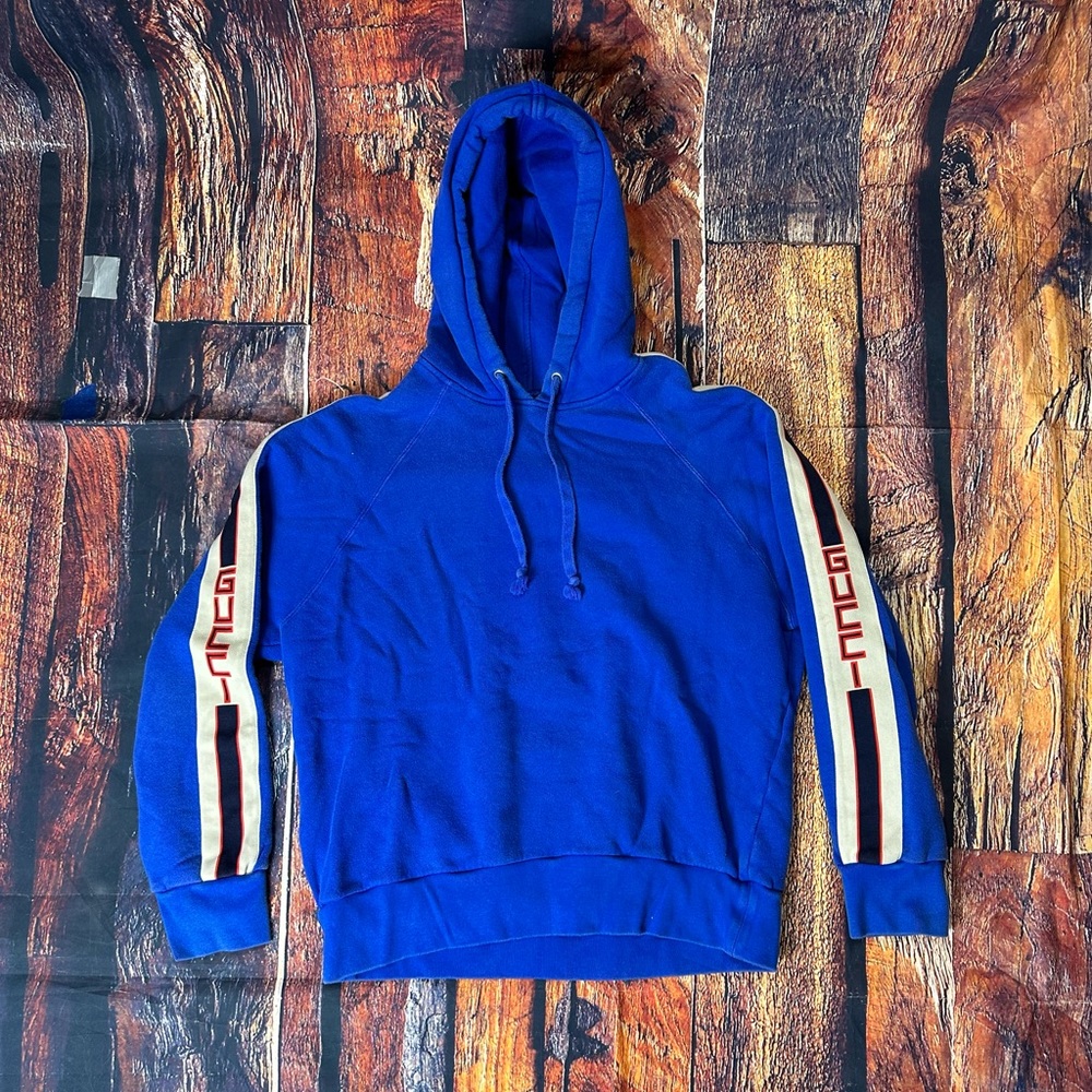 Authentic Blue Gucci Hoodie